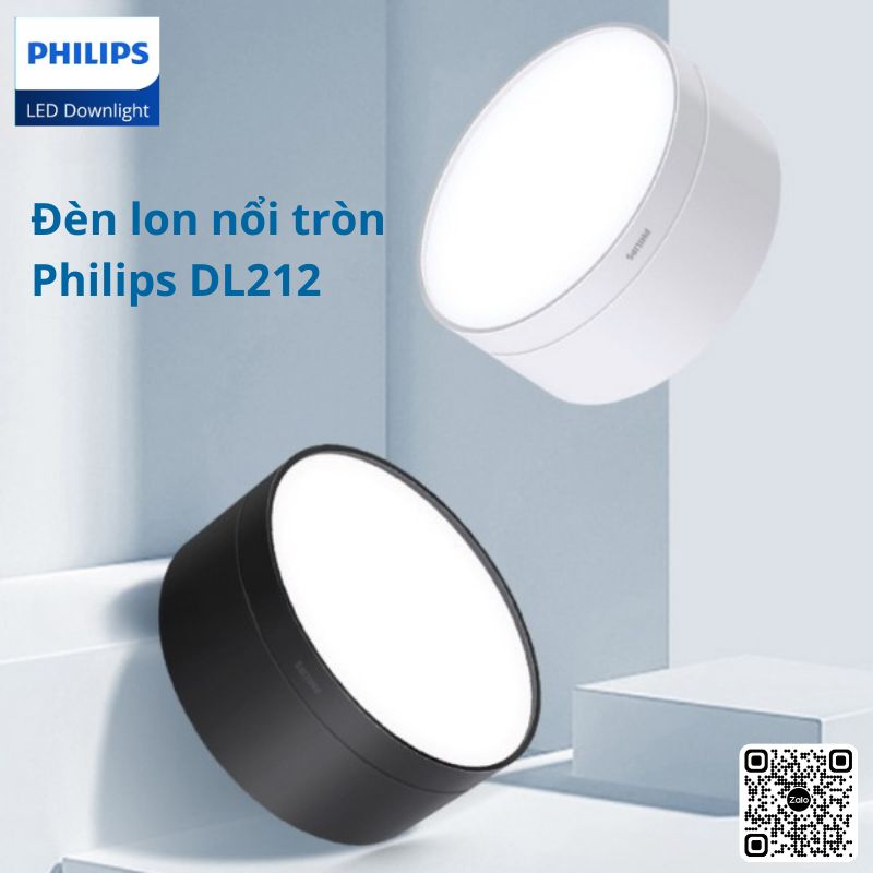 Đèn lon nổi tròn Philips DL212